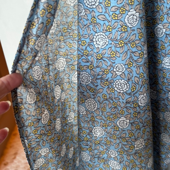 Zimmermann Blue Flower Split leg pants, size 1 - Picture 4 of 8